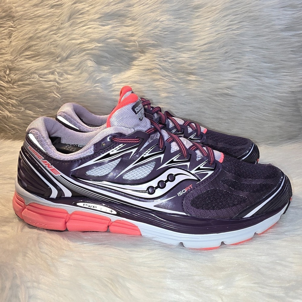 Women's Running Shoes Saucony Hurricane ISO Purple Pink Size 10 S10258-3